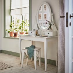 Ikea Vanity table/mirror With Stool