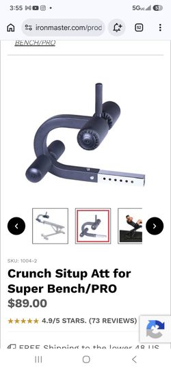 Ironmaster superbench attachments