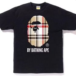 BAPE A Bathing Ape Check by Bathing Tee
