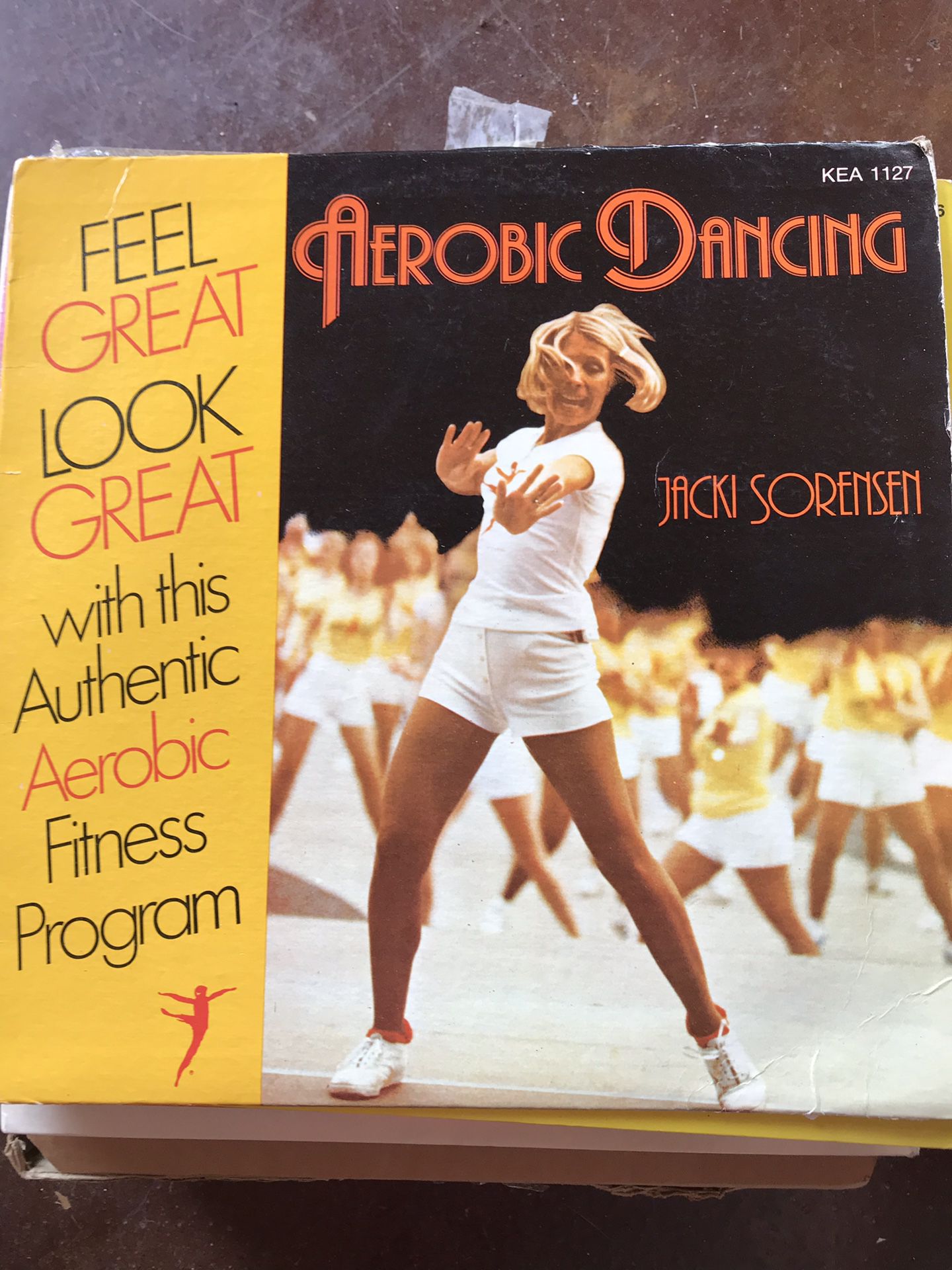 Jacki Sorensen Aerobic Dancing Vinyl Record Album Collection.