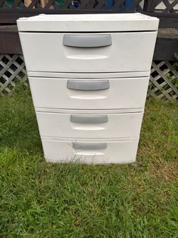 4-Drawer heavy duty Plastic Storage Unit