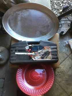 10 piezas box barbie kid Platón ovalado y un redondo