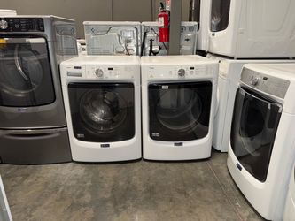 MAYTAG XL CAPACITY WASHER DRYER ELECTRIC SET FREE DELIVERY