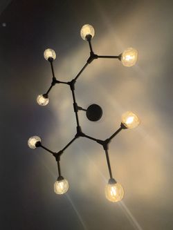 Modern Molecular Branch Ceiling Light Fixture