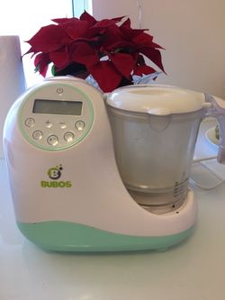 Bubos 5-in-1 Smart Baby Food Maker with Steam Cooker, Blender, Chopper, Sterilizer & Warmer