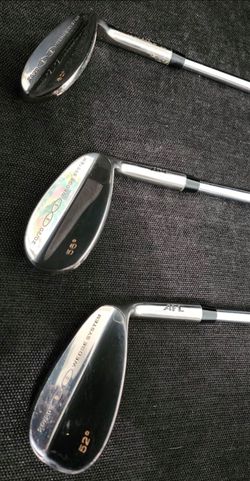 AFC 20/20 Lob Wedge System 56 - 58 - 60 3-Wedge Set ⛳ Steel Shaft Stiff RHppo