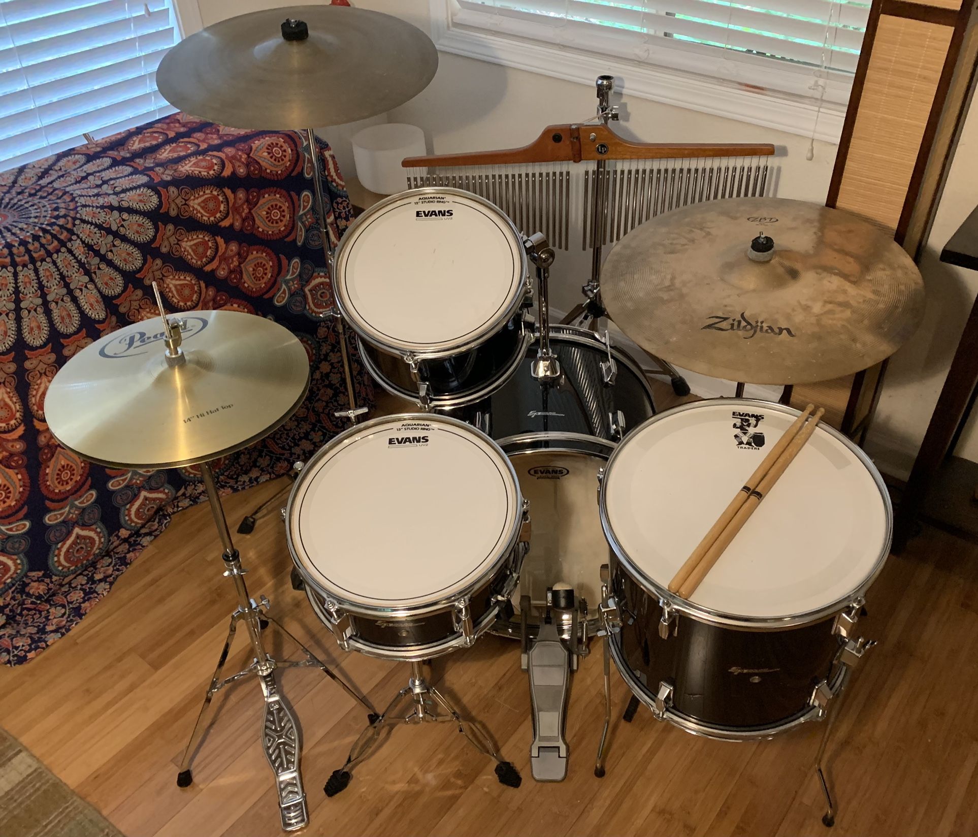 Sound Percussion Drum Set, Cymbals