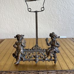 Art Nouveau French CDV Portrait Picture Photo Frame Gilt Brass Easel  Front