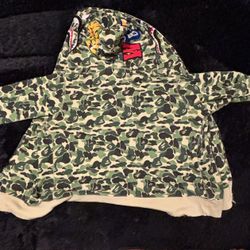 Green Bape Hoodie