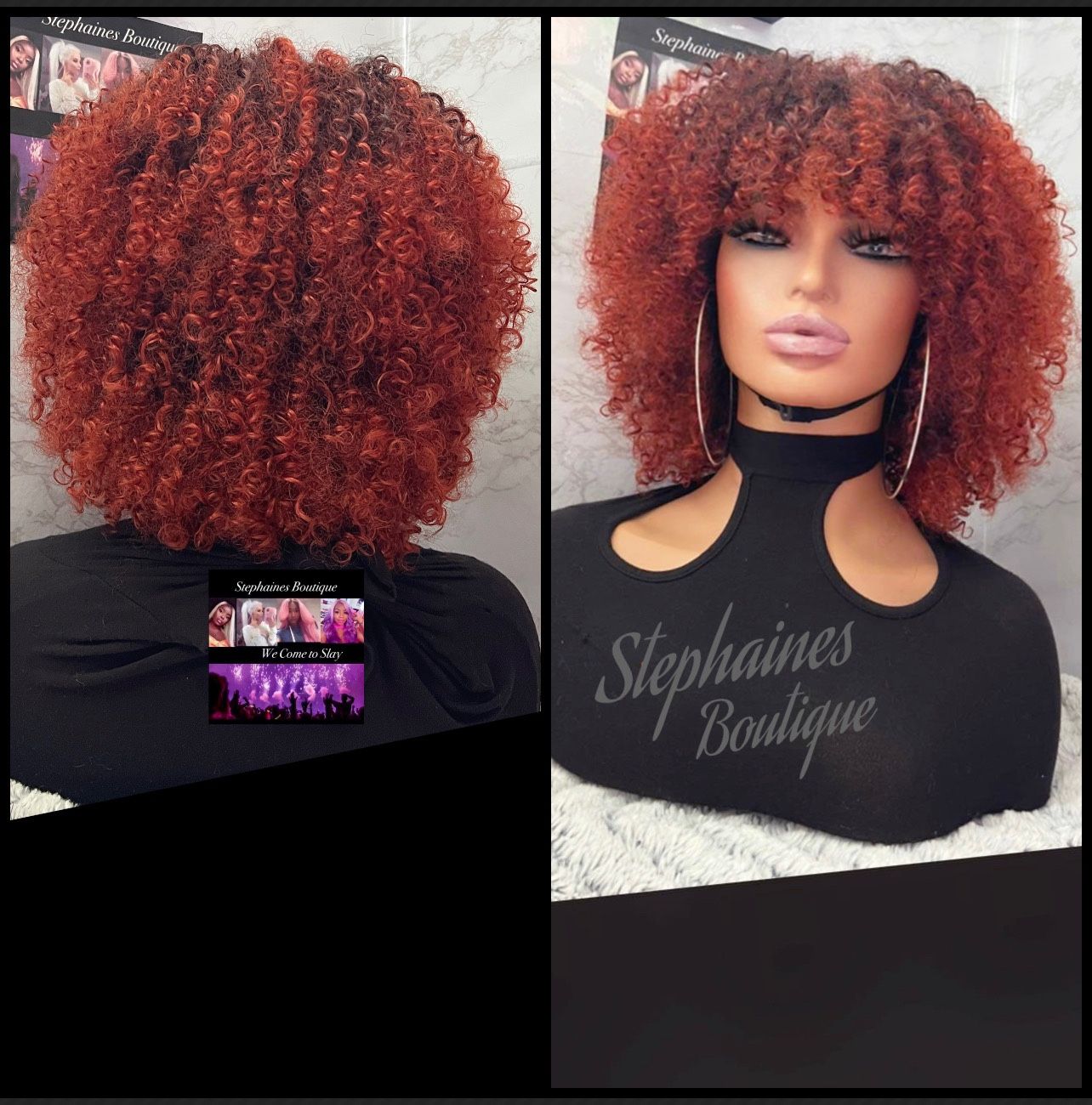 Boho Afro Kinky Wig Not A Lace Front Wig