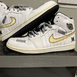 Air Jordan 1 Opening Day White “barons”