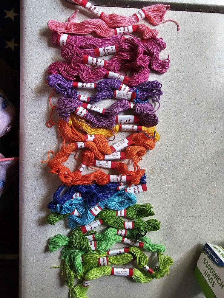 26 - Friendship Bracelet Craft Thread 8.75 Yards Each (8m)