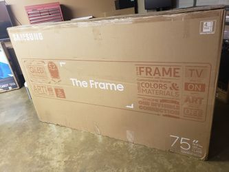 TV Samsung 75", the Frame, 2020 Model, Excellent