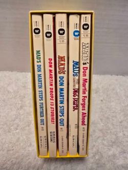 MAD's Don Martin The Whole Don Set 5-Book Collection MAD Magazine Paperback Box