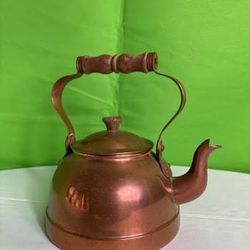 Vintage Copper Kettle from Portugal