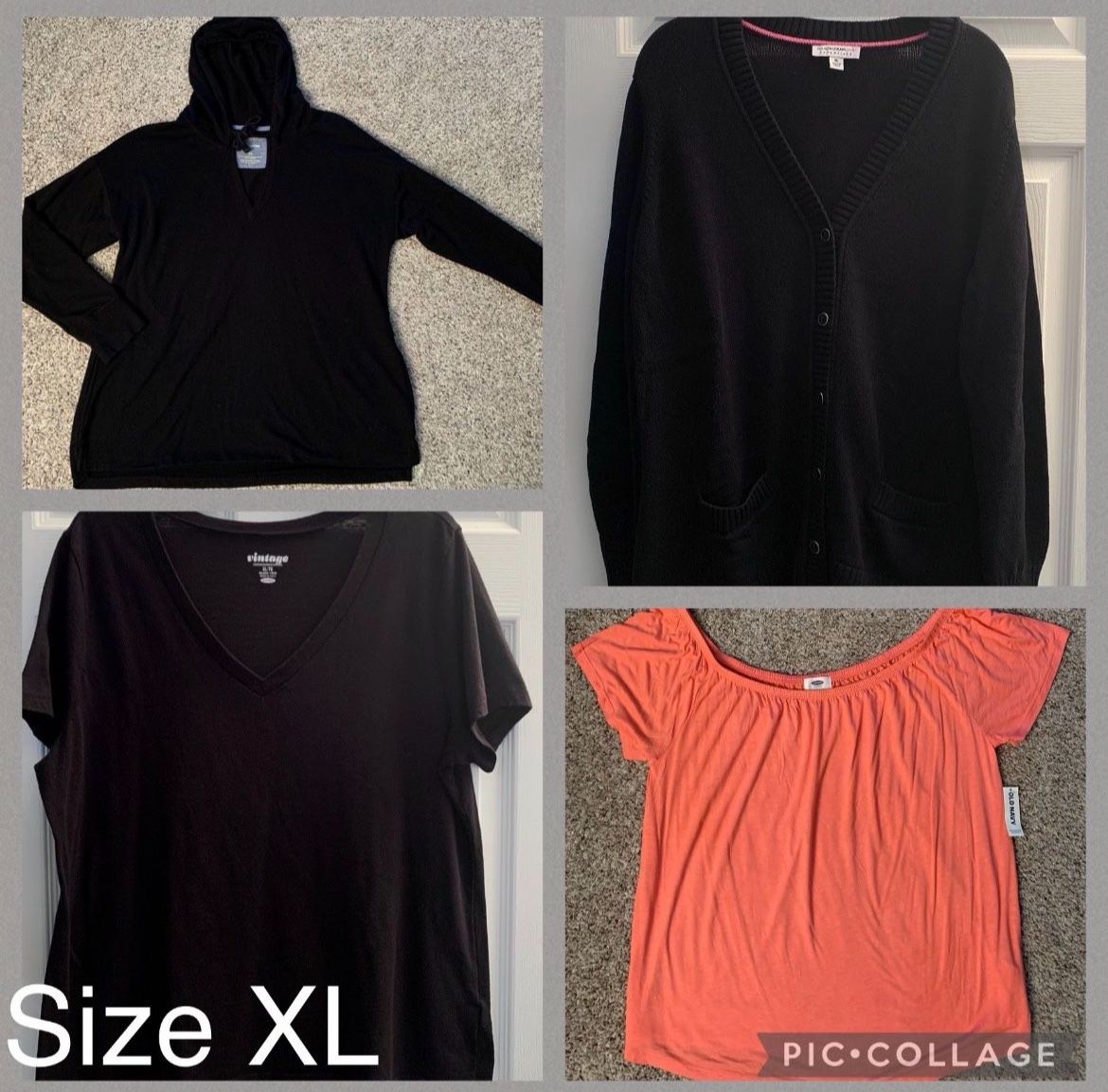 Size XL Shirts, Jacket, and Cardigan