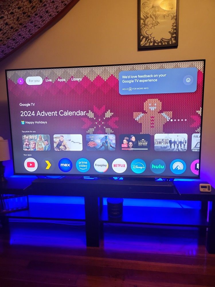 65" Hisense U8H 4k HDR10/DOLBY VISION Mini LED TV