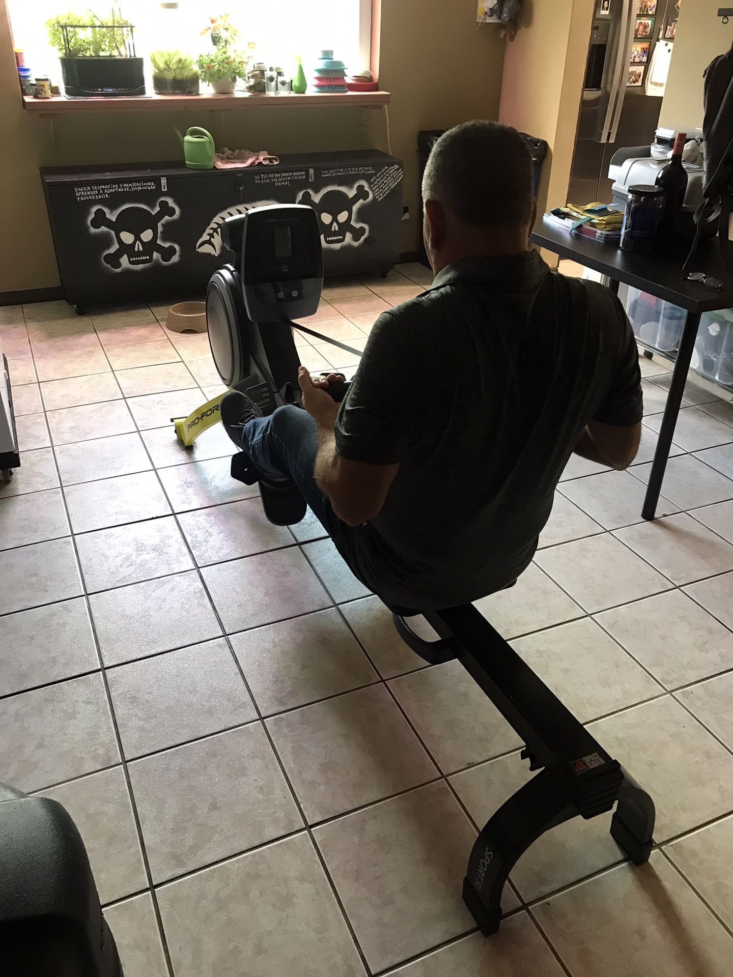 Rowing Exercise Machine Like New. Pro-Form Sport Rl Space Saver $150 Or Best Offer