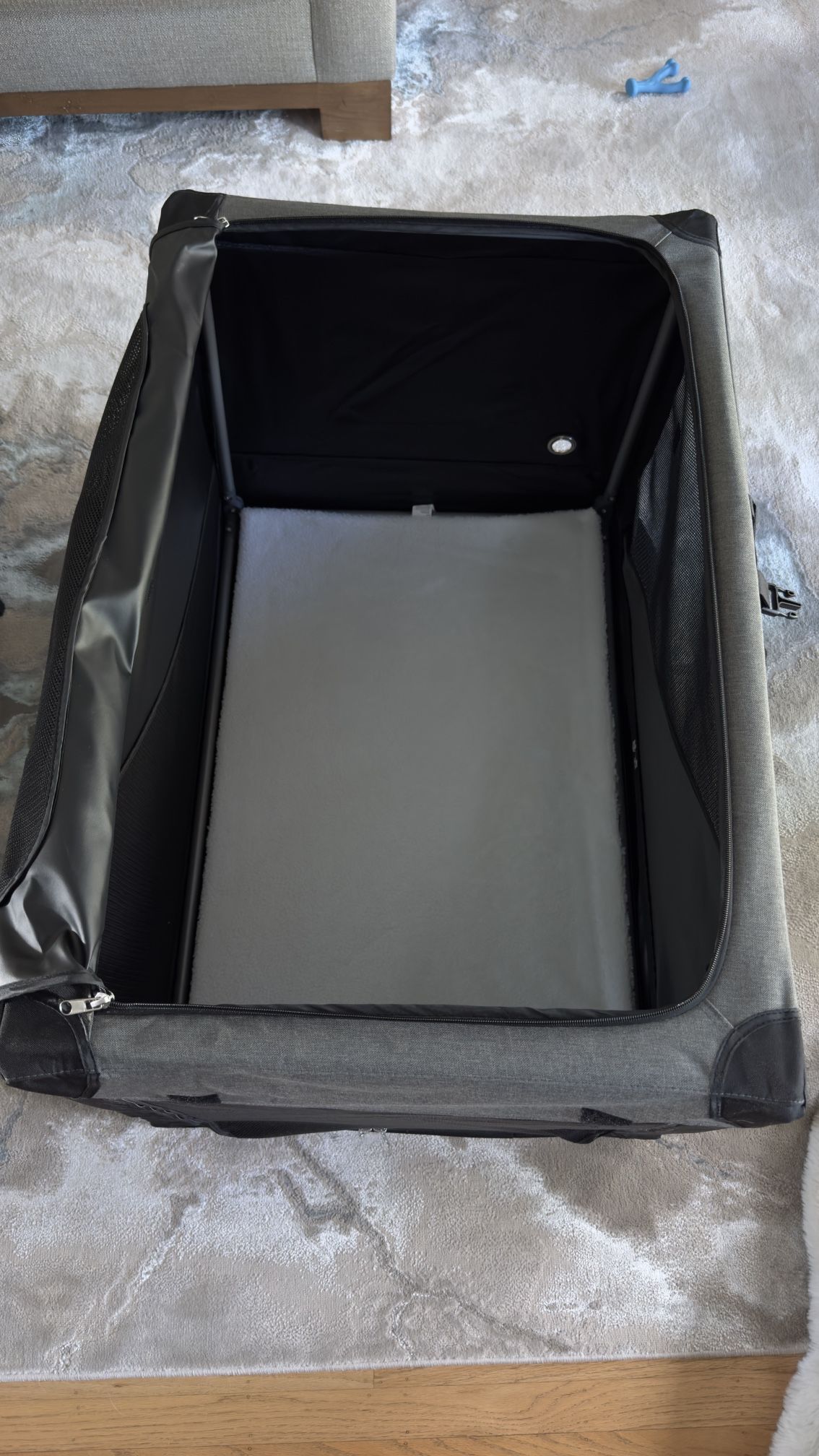 EveryYay 36” Canvas Dog Crate w/ Travel Case – Retails $150+ Brand New