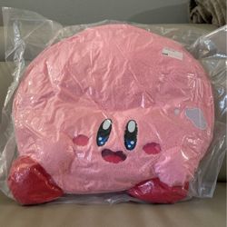 Kirby’s Gourmet Festival Round Kirby Fluffy Furry Big Plushie