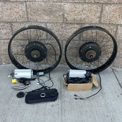 Brand new Back Wheel electric bicycle wheel kit 26 inch 48 V for $180