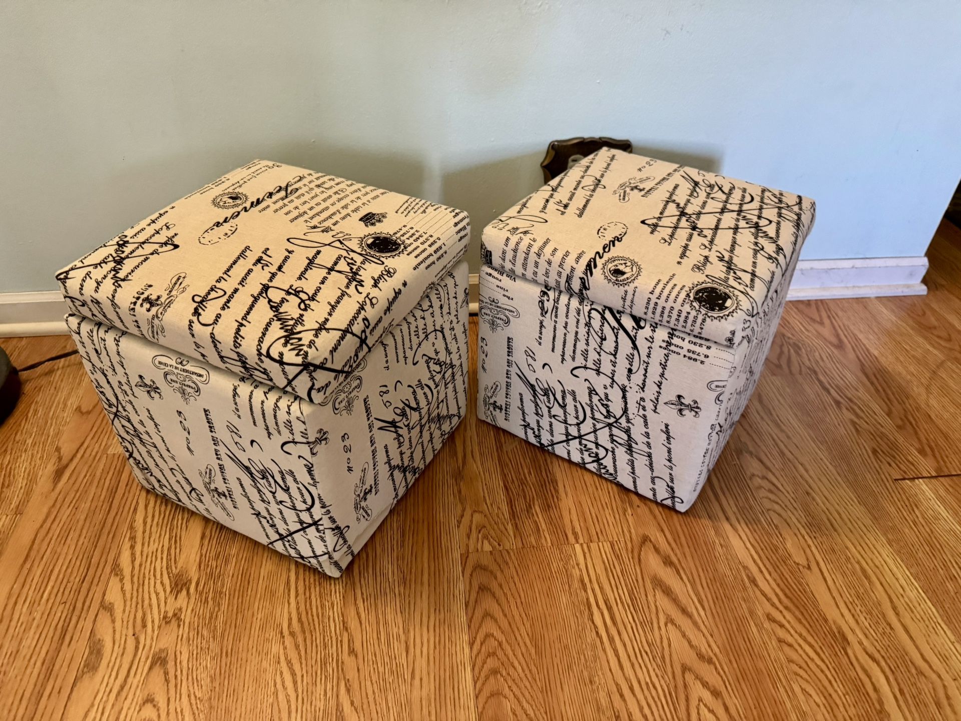 Storage Cubes With Beautiful Fabric