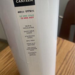 CORKCI CLE  DRINKING CANTEEN NEW  25 HRS. & 12 HRS. HOT 