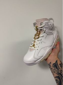Jordan 6 gold hoops