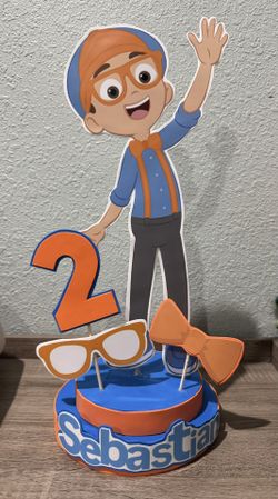 Blippi Birthday Party Centerpiece 