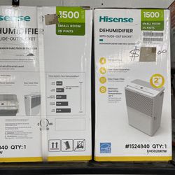 Hisense Dehumidifier With Slide Out Bucket 
