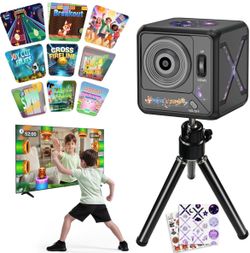 Brand new AR Motion Game Console for Kids 3-9, Active TV Game System(Black)