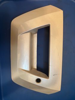 02-06 Cadillac Escalade EXT Tailgate Handle Bezel Surround Trim Panel White OEM