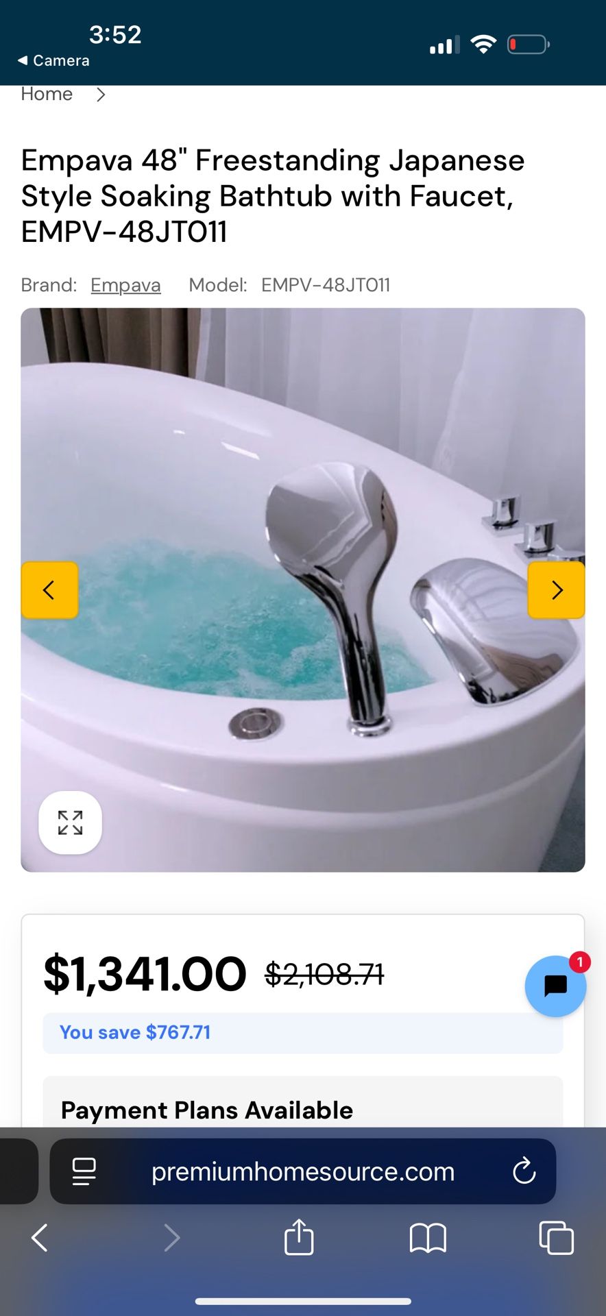 Soaker Tub With Air Jets