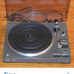 Vintage Philips 777 Audiophile Direct Drive Turntable (Needs Needle And Tune Up Probably) And  2 Stereo Recievers / Amplifiers