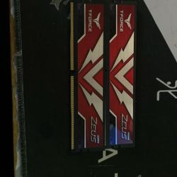 T force Zeus DDR4 Ram Sticks