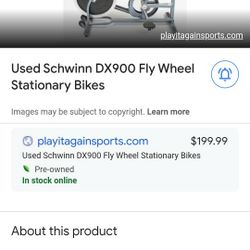 Schwinn DX900 Exercise Bike Stationary
