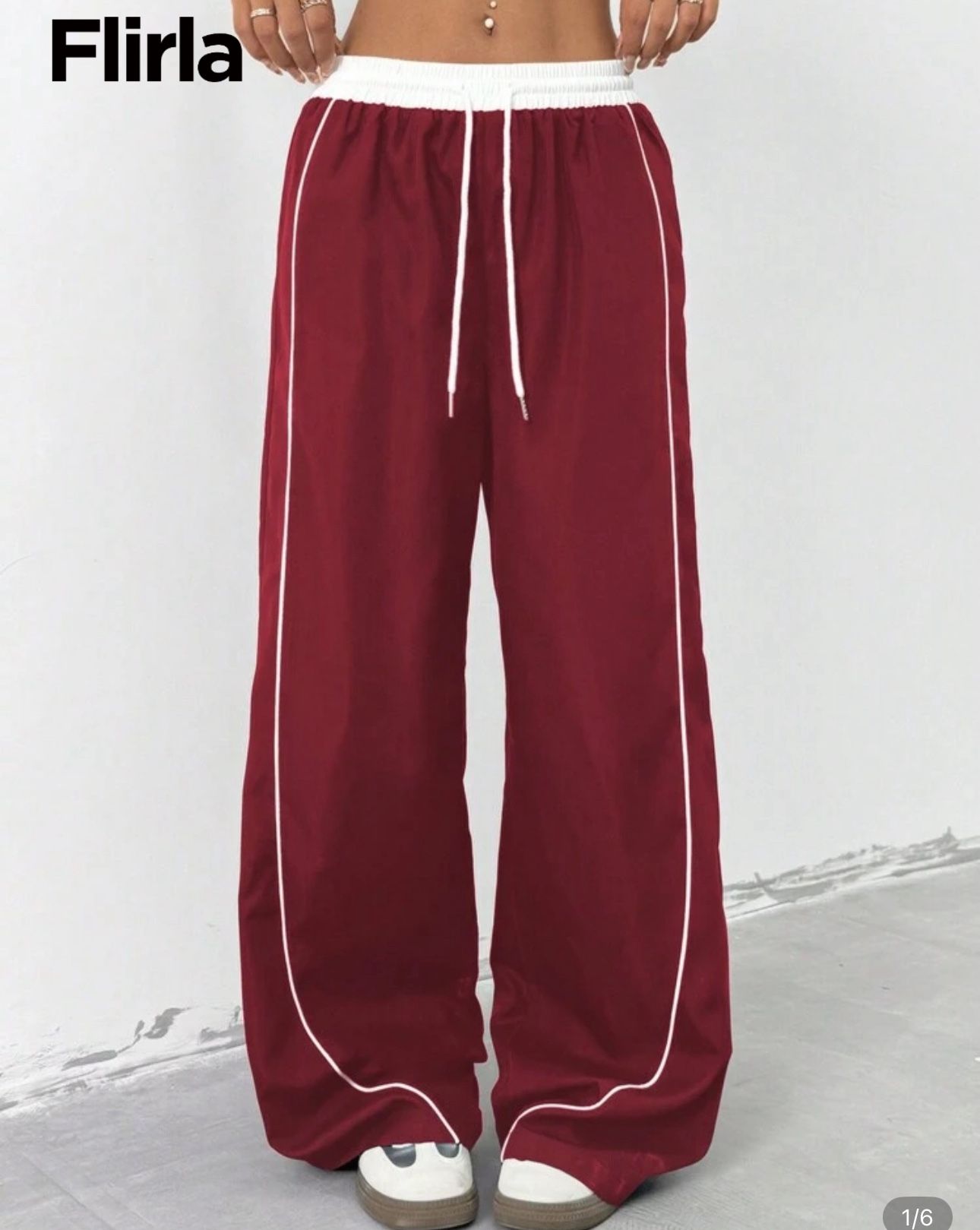 Red Sweatpants Joggers - Size M