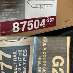 Garage Door Opener And Rail