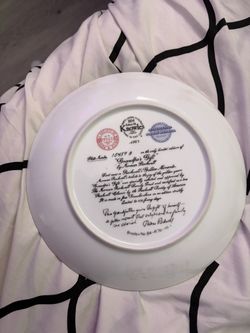 Norman Rockwell "Grandpa's Gift" Collector Plate
