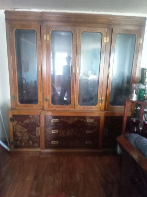nlaid China Cabinet