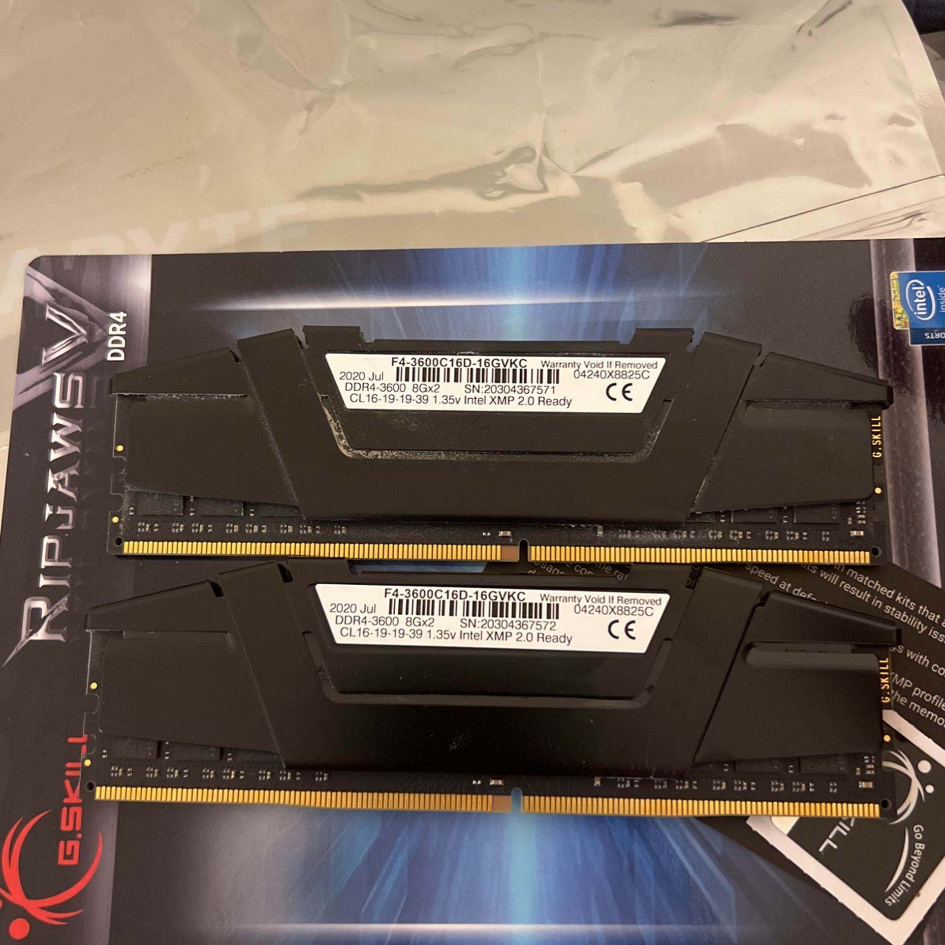 RAM RIPJAWS DD4 2x8GB