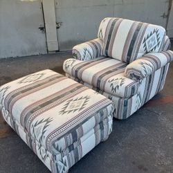 Chair & Ottoman 