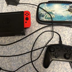 Nintendo Switch Game Bundle With Pro Controller