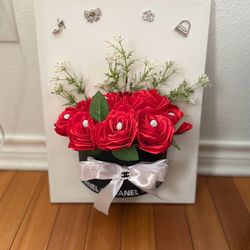 cuadro de rosas eternas