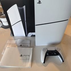 🔥🔥🔥Sony PlayStation 5 Slim Blu-Ray Disk Edition 1TB Gaming Console - White CFI-2015