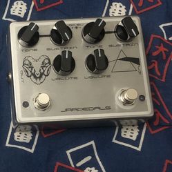 JRR Big Muff Ram's Head & Triangle Dual Fuzz Pedal (open to trades)