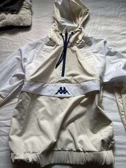 Kappa White Windbreaker/ Zip Up Jacket