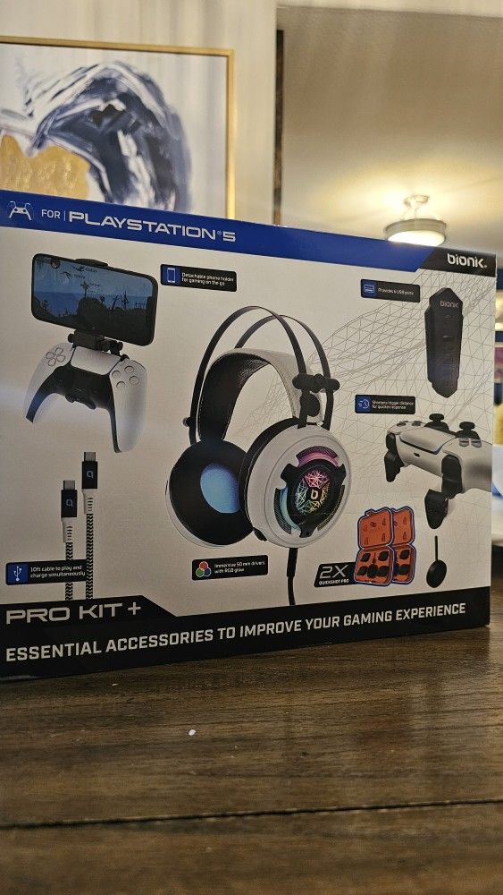 Bionik Pro Kit For PS5 PlayStation 5 w/ 2x Quickshot Pro