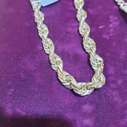 10k Gold Rope Bracelet With Chino Lock 