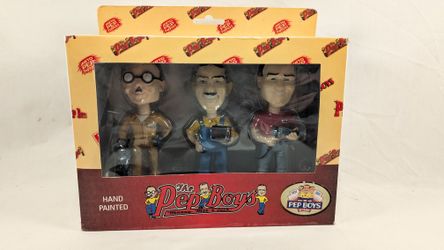 Pep Boys Bobblehead 3 Pack